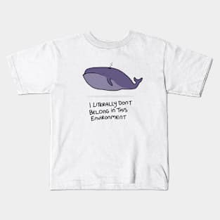 Grumpy Whale Kids T-Shirt